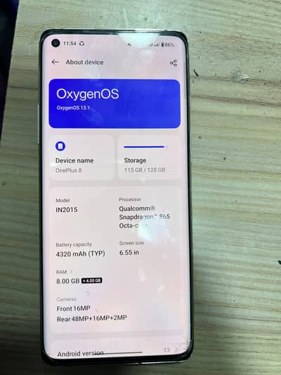 One Plus 8 Pro