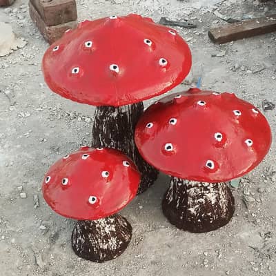 Garden mushroom  set