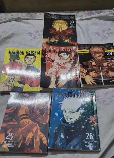 JUJUTSU KAISEN MANGA 25-30(DETAIL IN DESCRIPION)