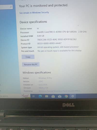 dell i5 4gn 8+256