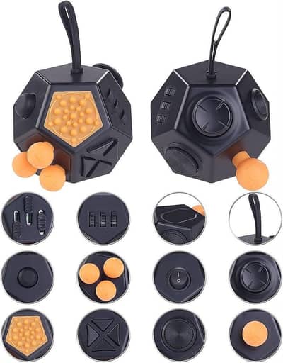 Fidget Toys,12 Sided Cube Dice Dodecagon toy relief Stress, Anxiety