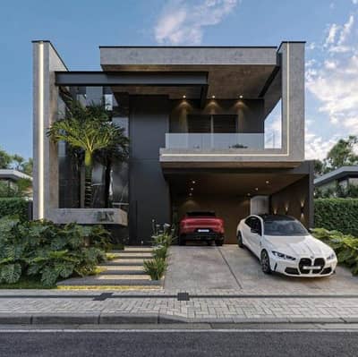 15 Marla Grey Structure House For Sale Paragon City Lahore