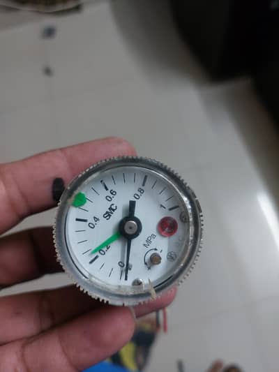 SMC Model GP46 Pressure Gauge with Switch