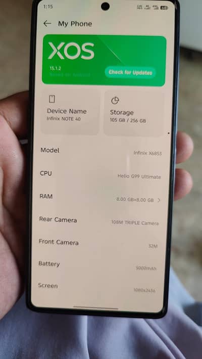 Infinix Note 40