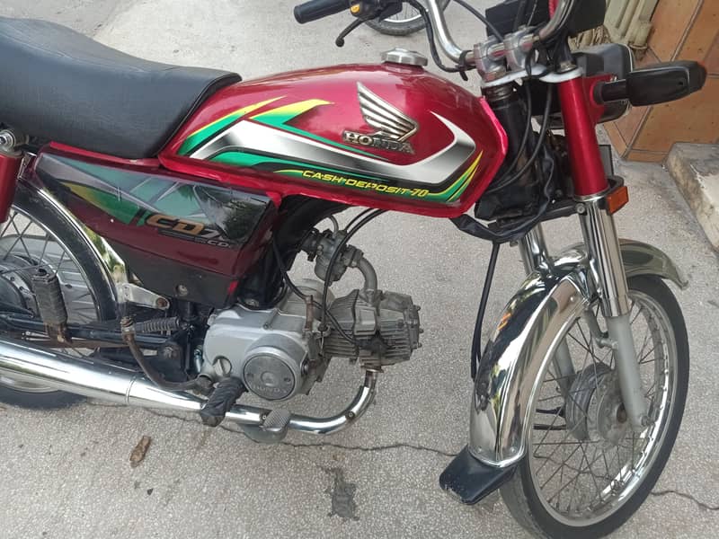 honda CD 70 Model 2022 New Condition Home use 0