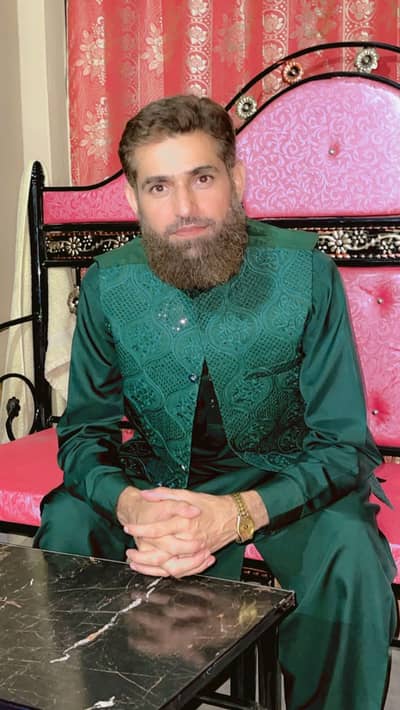Bottel Color Shalwar Kameez with W/coat