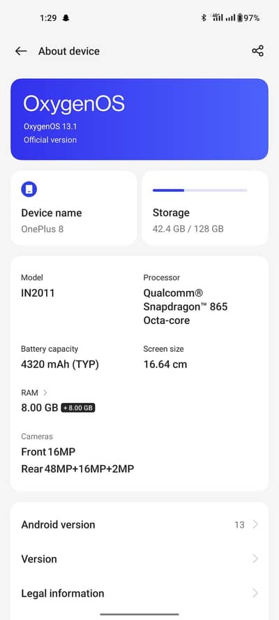 One Plus 8