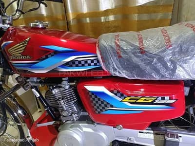 Honda CG 125 | Model 2024 | Red Color | Bike Honda CG 125 Only Call