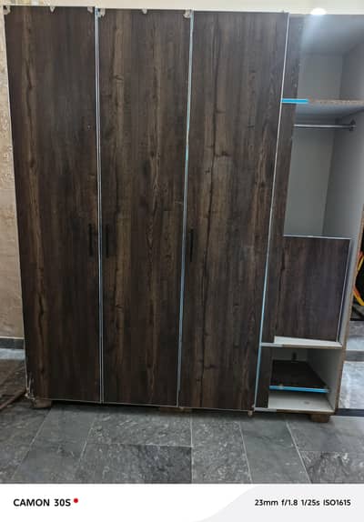 L- shape for room almost new wardrobes