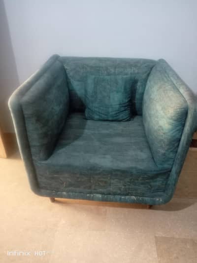 sea green sofa