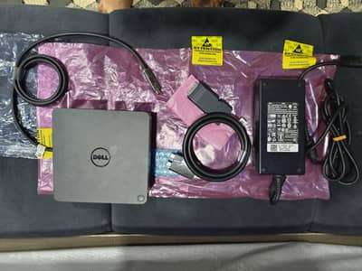 Brand New Original Dell Docking Station TB18DC (180W Adapter + Cables)