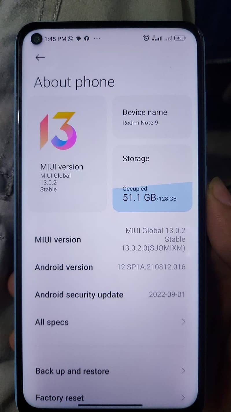 Xiaomi Redmi Note 9 0