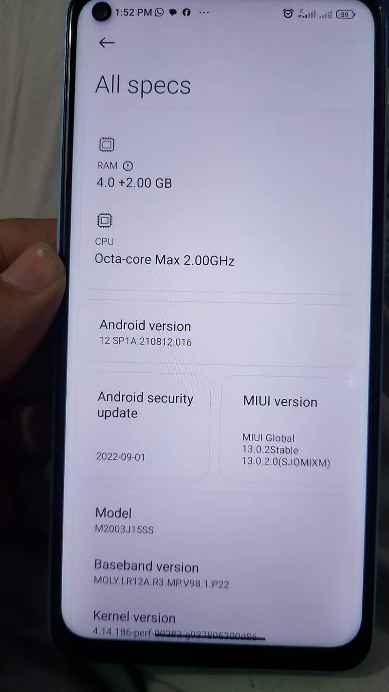 Xiaomi Redmi Note 9 6