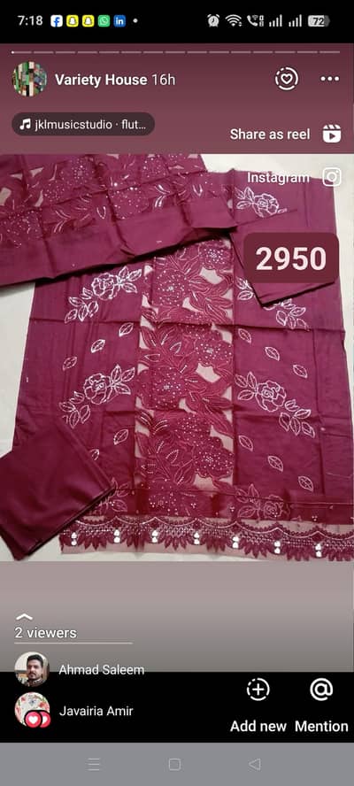 lawn unstitched dresses