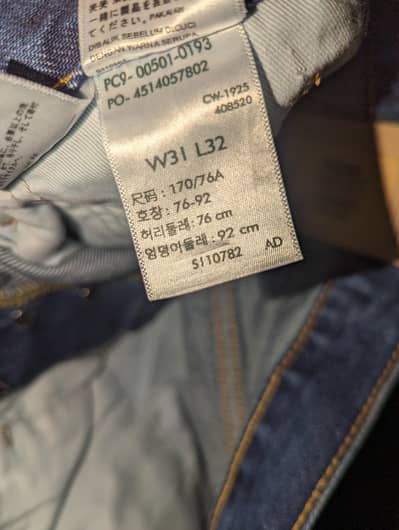 "Original Levi's Jeans Pair (501 & 511)"