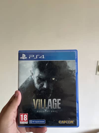 Resident evil 8 village re 8 ps4 ps5 game cd disk
