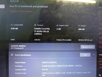 HP laptop for sale