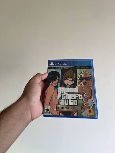 Gta trilogy definitive edition ps4 ps5 game cd disk