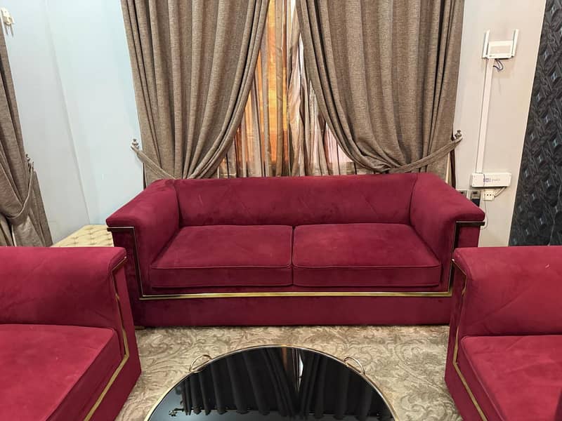 sofa set with table 0
