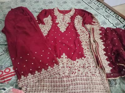 fancy heavy work dress for sale. . . selling due to size issue