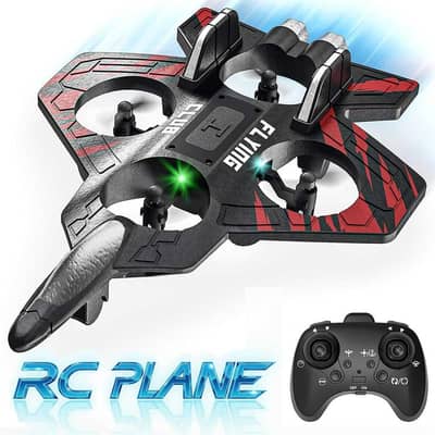 **RC Plane Remote Control Flying Toy for Kids | Fighter Jet Style RC A