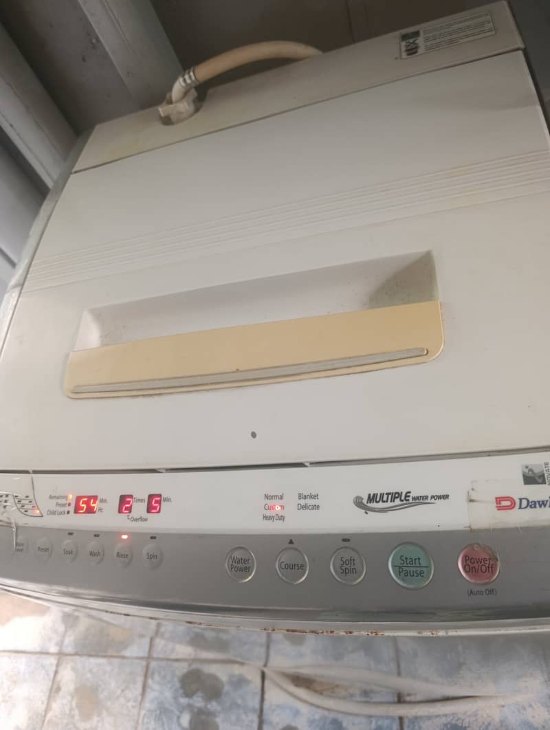 Fully automatic dawlance washing machine 4