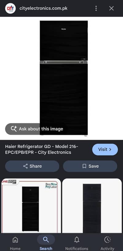 haier new rafreginirator