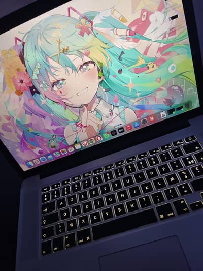 Macbook Pro 15 Inch Retina 2015 Mid Core i7 HX 16 GB Ram 512 GB Nvme