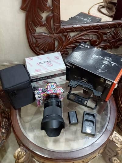 Sony A7 III with sigma 35mm for sale