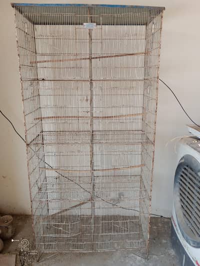 8 portion breeding birds cage with 4 boxes for sale