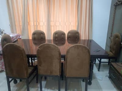 8 chairs dinning table