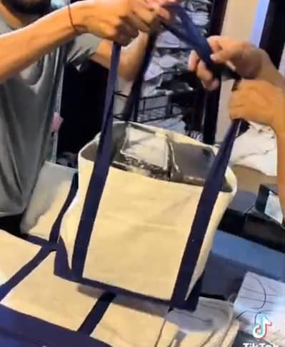 Strong cloth bag