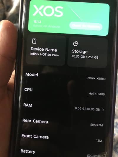Infinix Hot 50 Pro Plus 8 256 All genuine contact me 0335 4667691