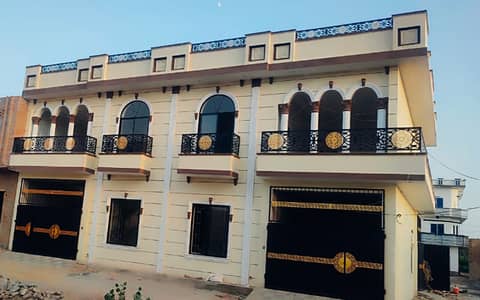 Ali abad near dewan wali puli New brand luxury 4 marly proper double story house for sale