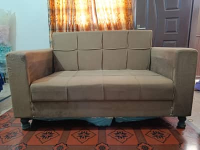7-Seater Fabric Sofa Set for Sale (Upholstery required on Singles)