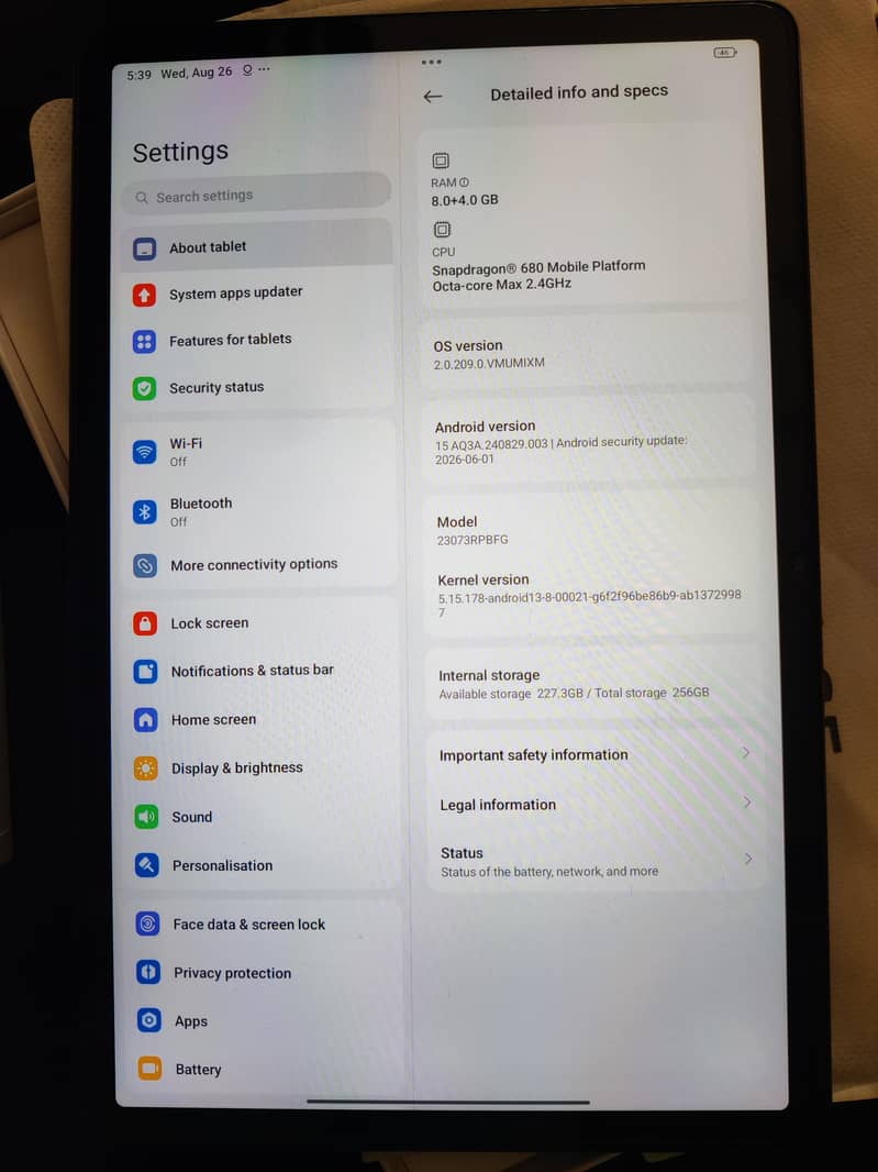 Xiaomi tab se 7