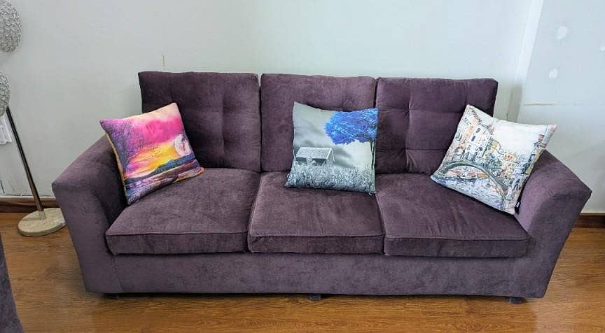 Sofa set, Table & Lamp 1