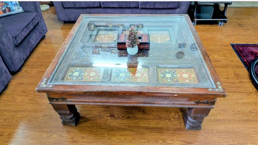Sofa set, Table & Lamp 8