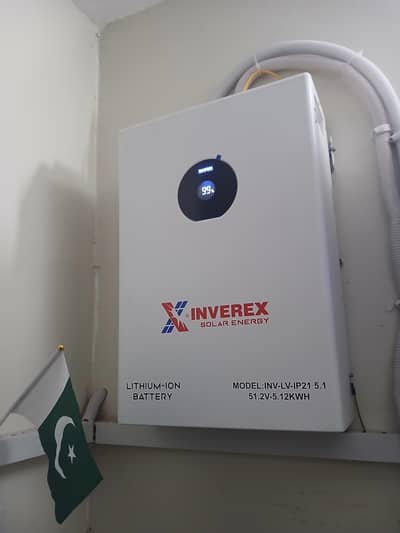 Inverex Battery 5 kwh | 2 month used | 10 year company warranty |