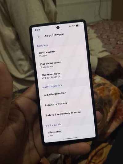 Google Pixel 6 pta approved