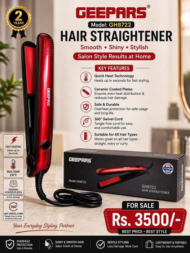 GEEPARS Straightener 0
