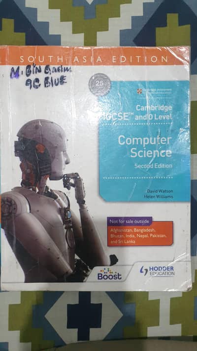 IGCSE Computer science book