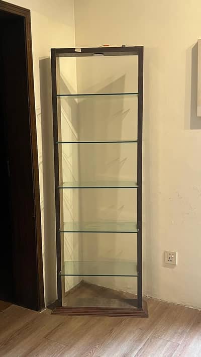 Elegant Wooden Display Rack