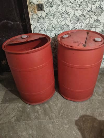 Two big Drums available for sale in good condition