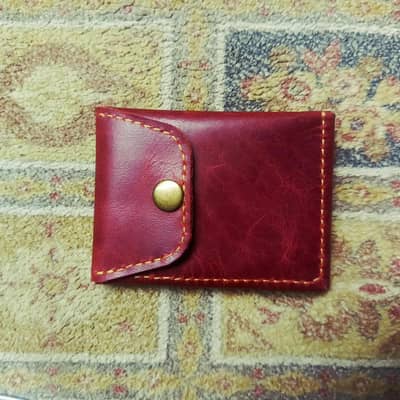100% Pure Leather Wallet (Handmade)