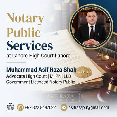 Notary Public Services in Lahore