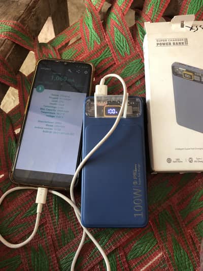 Power Bank 100%  Ok