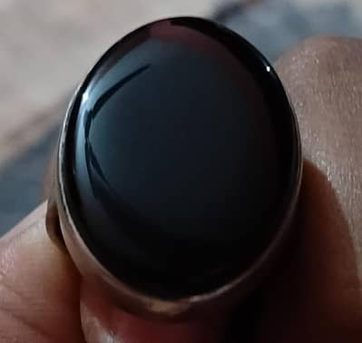 aqeeq ring mad in silver for sale.