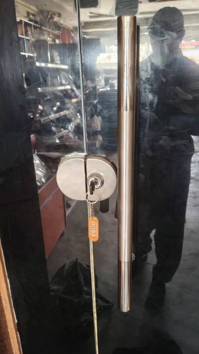 12mm Office Glass Door size full glass 4.3 feet h. 7 F