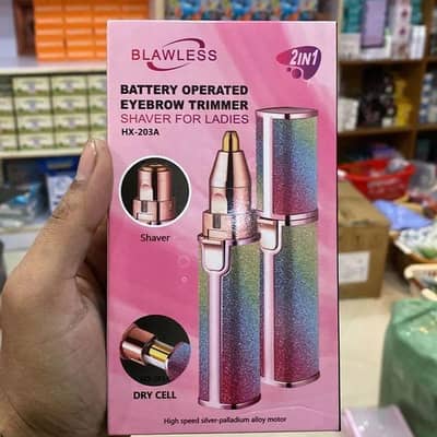 Blawless 2-in-1 Eyebrow Trimmer & Shaver